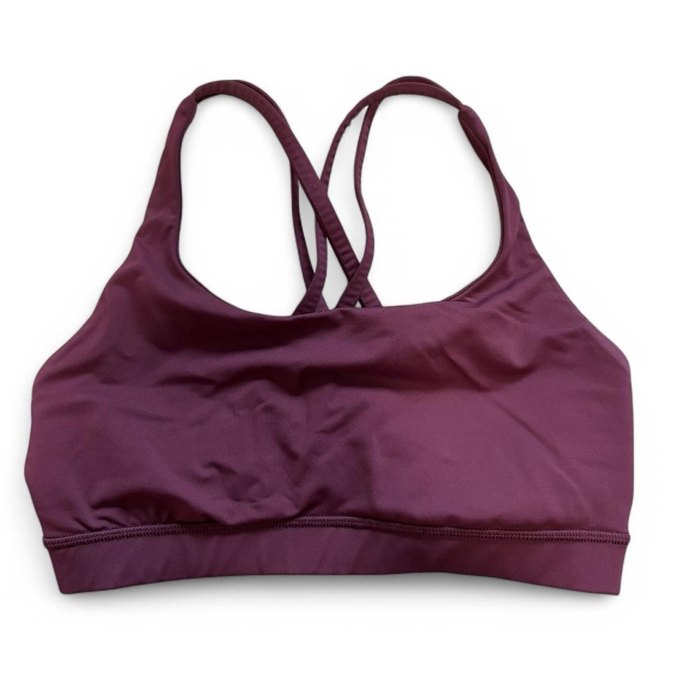 Lululemon Maroon Racerback Sports Bra